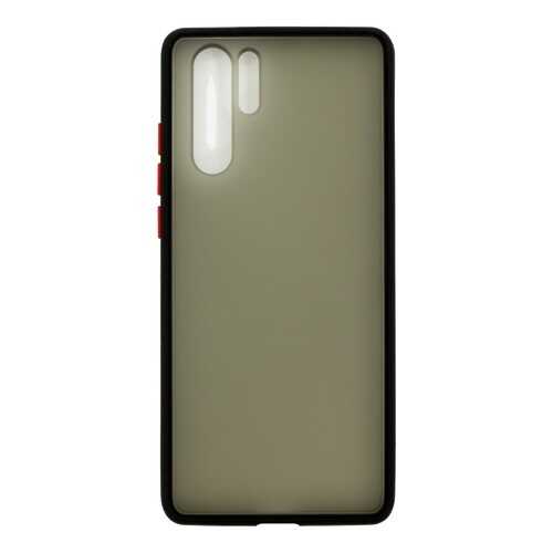 Чехол Zibelino Plastic Matte для Huawei P30 Pro (черная окантовка) в Евросеть