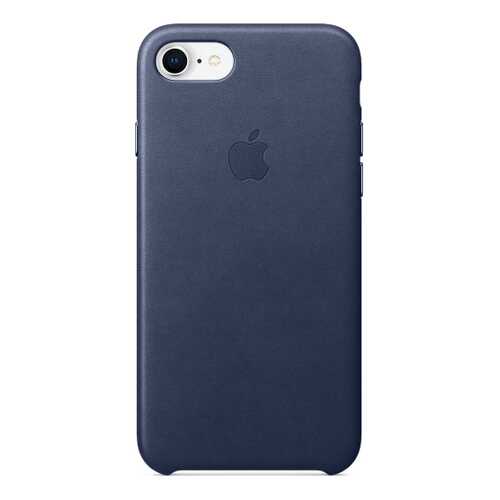 Кейс для Apple iPhone 8 / 7 Leather Midnight Blue (MQH82ZM/A) в Евросеть