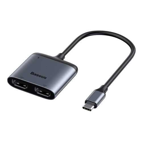 Адаптер Baseus Enjoy HUB Adapter from Type-C to HDMI 2x PD HD / Type-C Grey в Евросеть