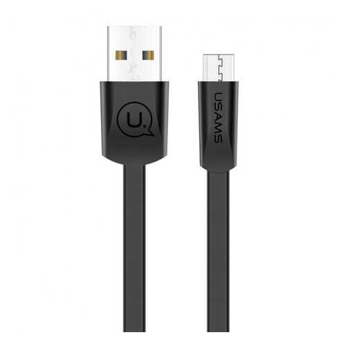 Дата кабель USAMS US-SJ201 microUSB 1.2м Black в Евросеть