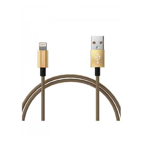 Кабель Amazingthing SupremeLink MFi Power Max USB-iP Gold 2m 3.0A в Евросеть