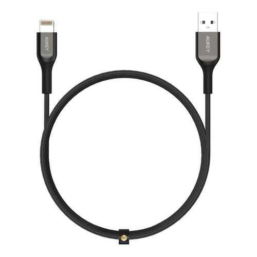 Кабель Aukey Kevlar USB-A/Lightning 2m Black (CB-AKL2-BL) в Евросеть