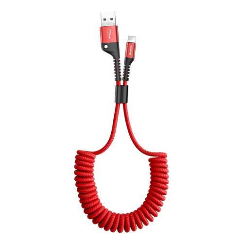 Кабель Baseus Fish Eye Spring Lightning 1m Red в Евросеть