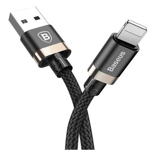 Кабель Baseus Golden Belt Series USB Cable Lightning Black/Gold 1.5m в Евросеть