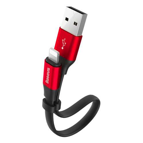 Кабель Baseus Nimble Portable Lightning 0.23m Red в Евросеть