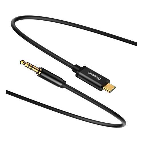 Кабель Baseus Yiven Type-C male To 3.5 male Audio Cable M01 Black в Евросеть