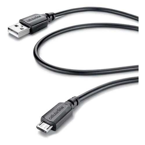 Кабель Cellular Line USB/microUSB 1,2м Black в Евросеть