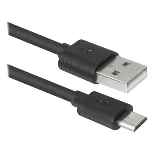 Кабель Defender microUSB 1м Black в Евросеть