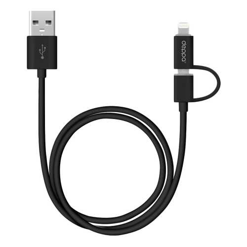 Кабель Deppa 72204 microUSB 1,2м Black в Евросеть