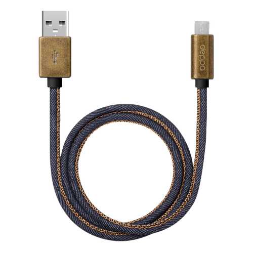 Кабель Deppa 72276 microUSB 1,2м Blue в Евросеть