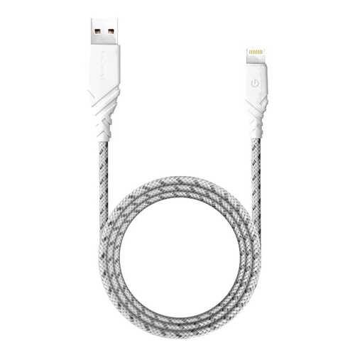 Кабель EnergEA NyloGlitz USB-C to USB-A 1,5 м White в Евросеть