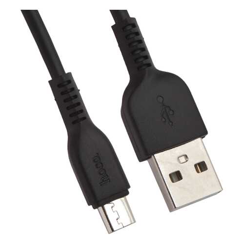 Кабель Hoco x20 microUSB 1м Black в Евросеть