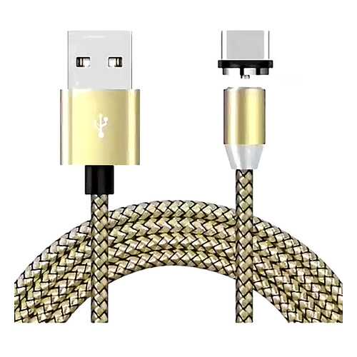 Кабель магнитный Zibelino DC Magnetic USB-USB Type-C (Gold) в Евросеть