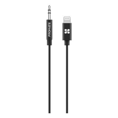 Кабель Promate AudioLink-LT1 Lightning MFI - AUX Jack 3.5mm 1m Black в Евросеть