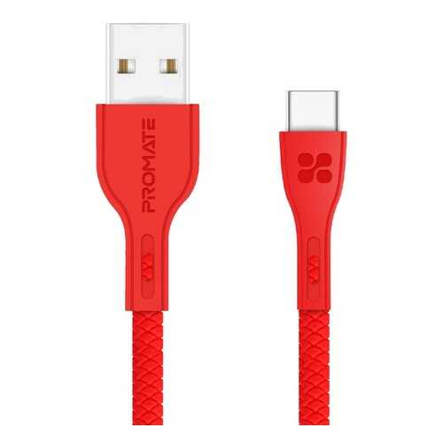 Кабель Promate PowerBeam-C USB Type-C 1.2 Red в Евросеть