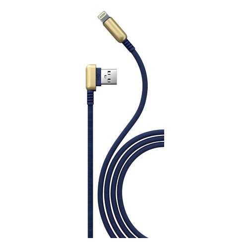 Кабель Red Line Loop USB - Lightning, Blue в Евросеть