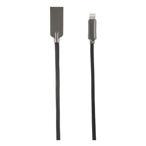 Кабель Red Line LX13 Zync alloy USB - Lightning, Black в Евросеть