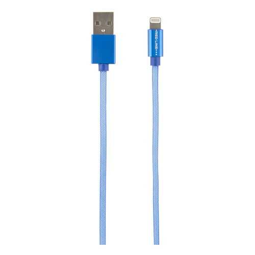 Кабель Red Line USB - 8-pin MFI fishnet, круглый, Blue в Евросеть