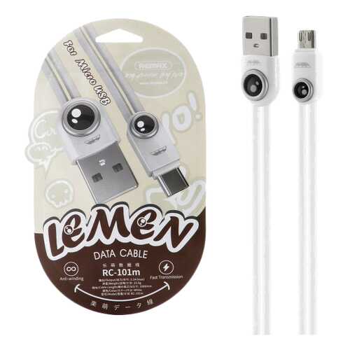 Кабель Remax rc-101m microUSB 1м White в Евросеть