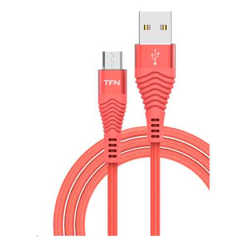 Кабель TFN microUSB forza 1.0m Coral в Евросеть