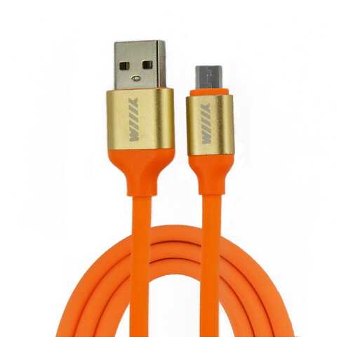 Кабель WIIIX CB120-UMU-10OG microUSB 1,2м Orange в Евросеть