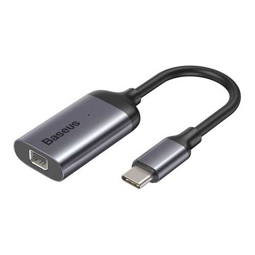 Переходник Baseus Enjoyment Series USB-C to MiniDP Deep Grey в Евросеть