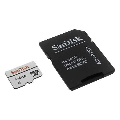 Флеш карта microSDXC 64GB SANDISK SDSQQNR-064G-GN6IA в Евросеть