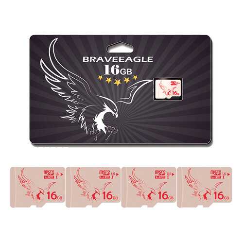 Карта памяти Braveeagle Class 10 microSDHC U3 16ГБ 5 шт в Евросеть