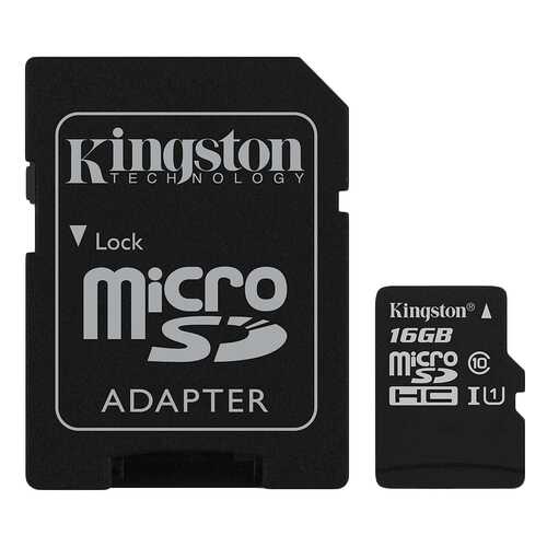 Карта памяти Kingston Micro SDHC SDCS 16GB в Евросеть