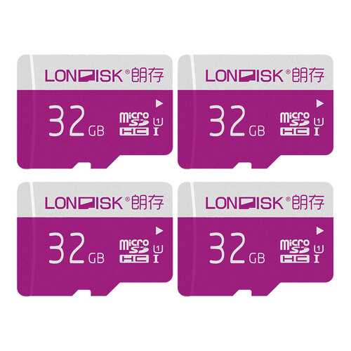 Карта памяти Londisk Extreme microSDHC UHS-I Class 10 U3 32GB 4шт в Евросеть