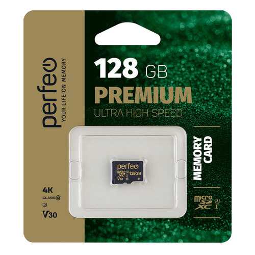 Карта памяти Perfeo High-Capacity microSDXC (Class 10) UHS-1 V30 128GB в Евросеть