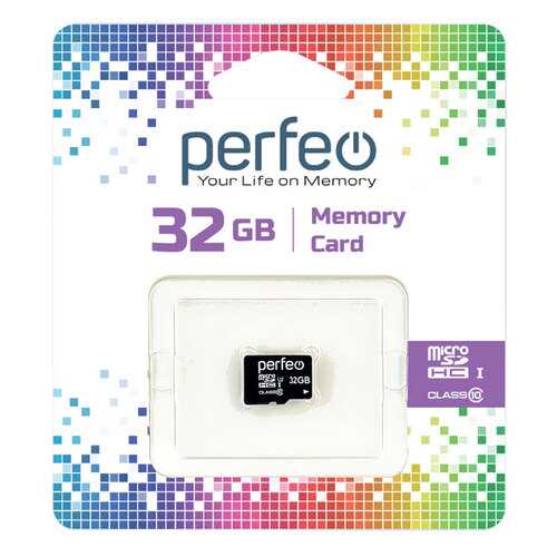 Карта памяти Perfeo microSD 32GB High-Capacity (Class 10) без адаптера в Евросеть