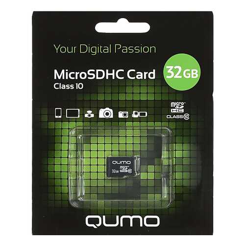 Карта памяти Qumo Micro SDHC 21616 32GB в Евросеть