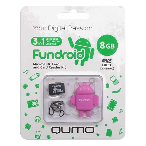 Карта памяти Qumo Micro SDHC Fundriod 8GB в Евросеть