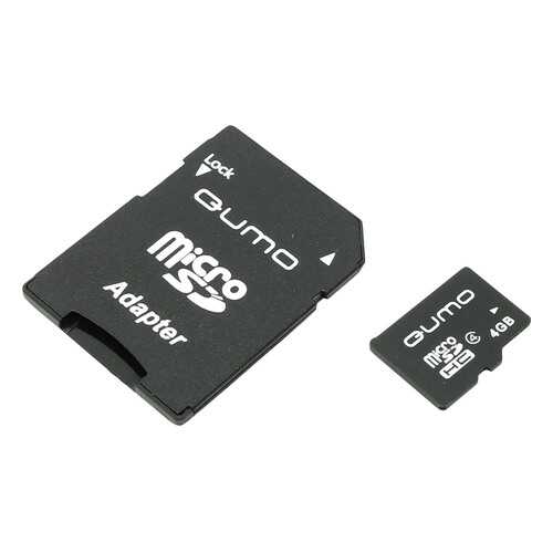 Карта памяти QUMO Micro SDHC QM4GMICSDHC4 4GB в Евросеть