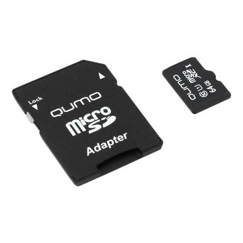 Карта памяти QUMO Micro SDXC QM64GMICSDXC10U1 64GB в Евросеть