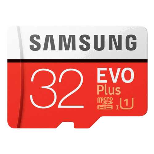 Карта памяти Samsung Micro SDHC EVO Plus 32GB в Евросеть