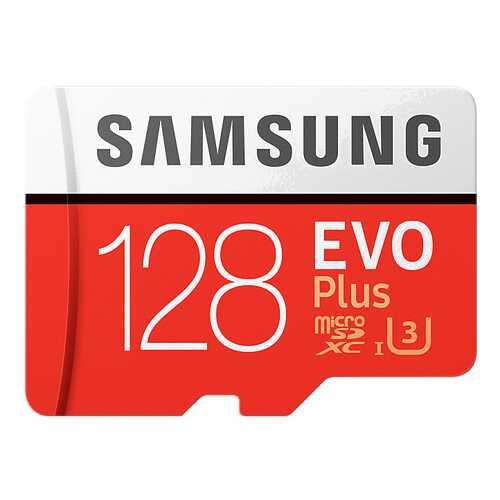 Карта памяти Samsung Micro SDXC EVO Plus MB-MC128GA/RU 128GB в Евросеть