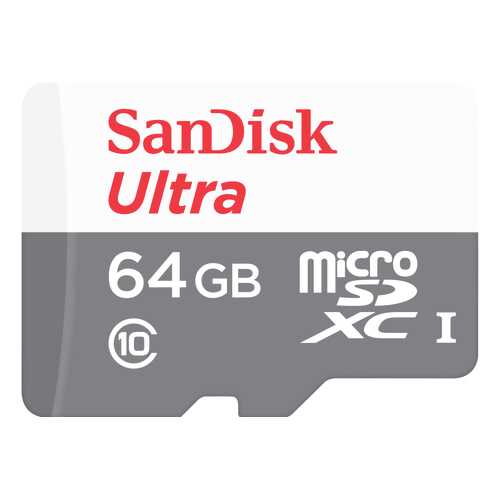 Карта памяти SanDisk Micro SDXC Ultra SDSQUNB-064G-GN3MN 64GB в Евросеть