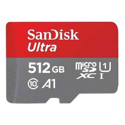 Карта памяти SanDisk Ultra 512GB (SDSQUAR-512G-GN6MA) в Евросеть