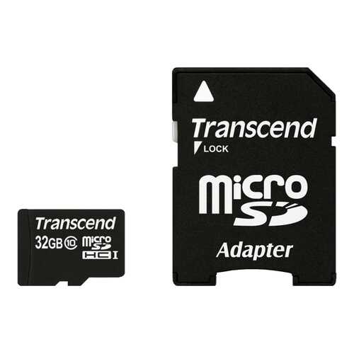 Карта памяти Transcend Micro SDHC TS32GUSDHC10 32GB в Евросеть