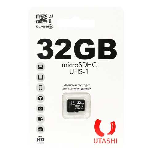 Карта памяти UTASHI Micro SD UT32GBSDCL10-00 32GB в Евросеть