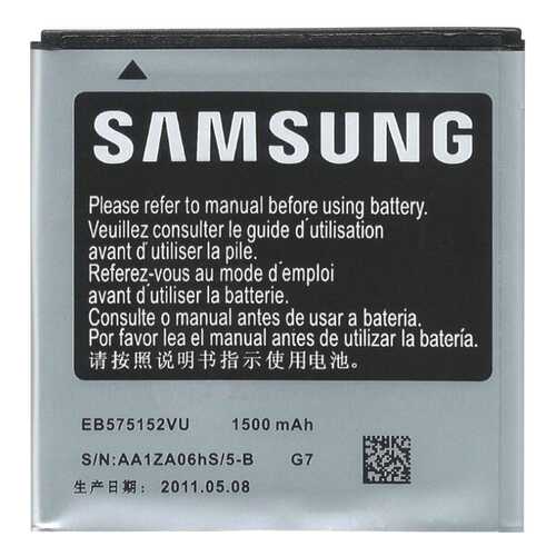 Аккумулятор для сотового телефона Samsung EB575152VU 1500 мАч в Евросеть