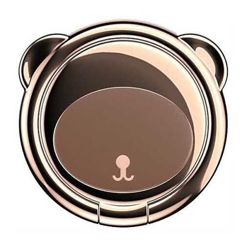 Кольцо-держатель Baseus Bear Finger Metal Ring Grip Stand Holder Brown в Евросеть