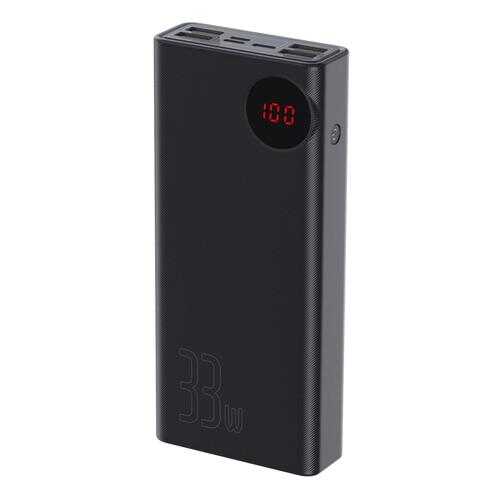 Внешний аккумулятор Baseus Mulight Quick Charge Power Bank 30000mAh Black в Евросеть