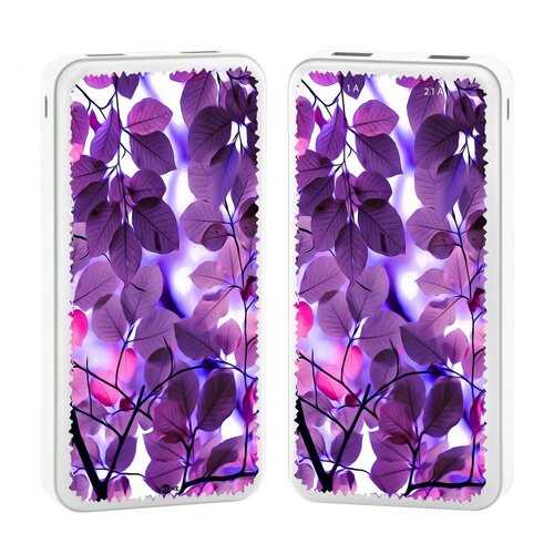 Внешний аккумулятор КRUЧЕ Power Bank 20000 mAh Print Purple leaves в Евросеть