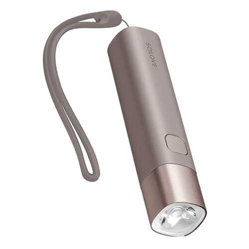 Внешний аккумулятор SOLOVE X3s Portable Flashlight Power Bank Grey в Евросеть