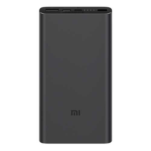 Внешний аккумулятор Xiaomi Mi Power Bank 3 PLM12ZM 10000 mAh Black в Евросеть