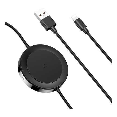 Беспроводное зарядное устройство Baseus iP Cable Wireless Charger Black (WXCA-01) в Евросеть