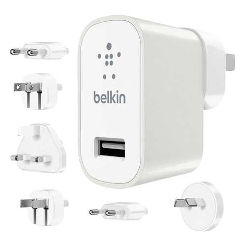 Сетевое зарядное устройство Belkin Global Travel Kit F8M967btWHT (White) в Евросеть